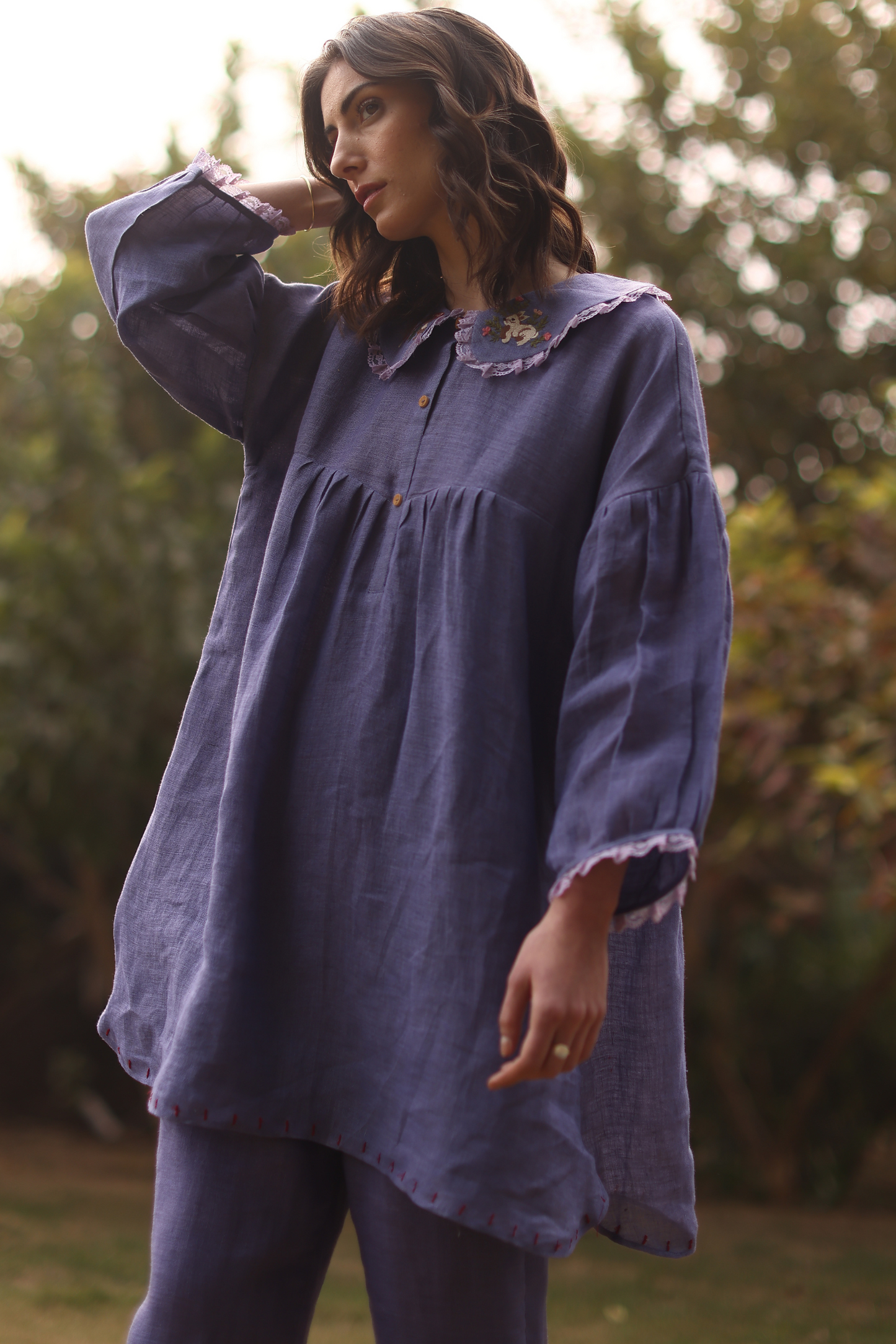 ALICE IN WONDERLAND TUNIC (PURPLE)