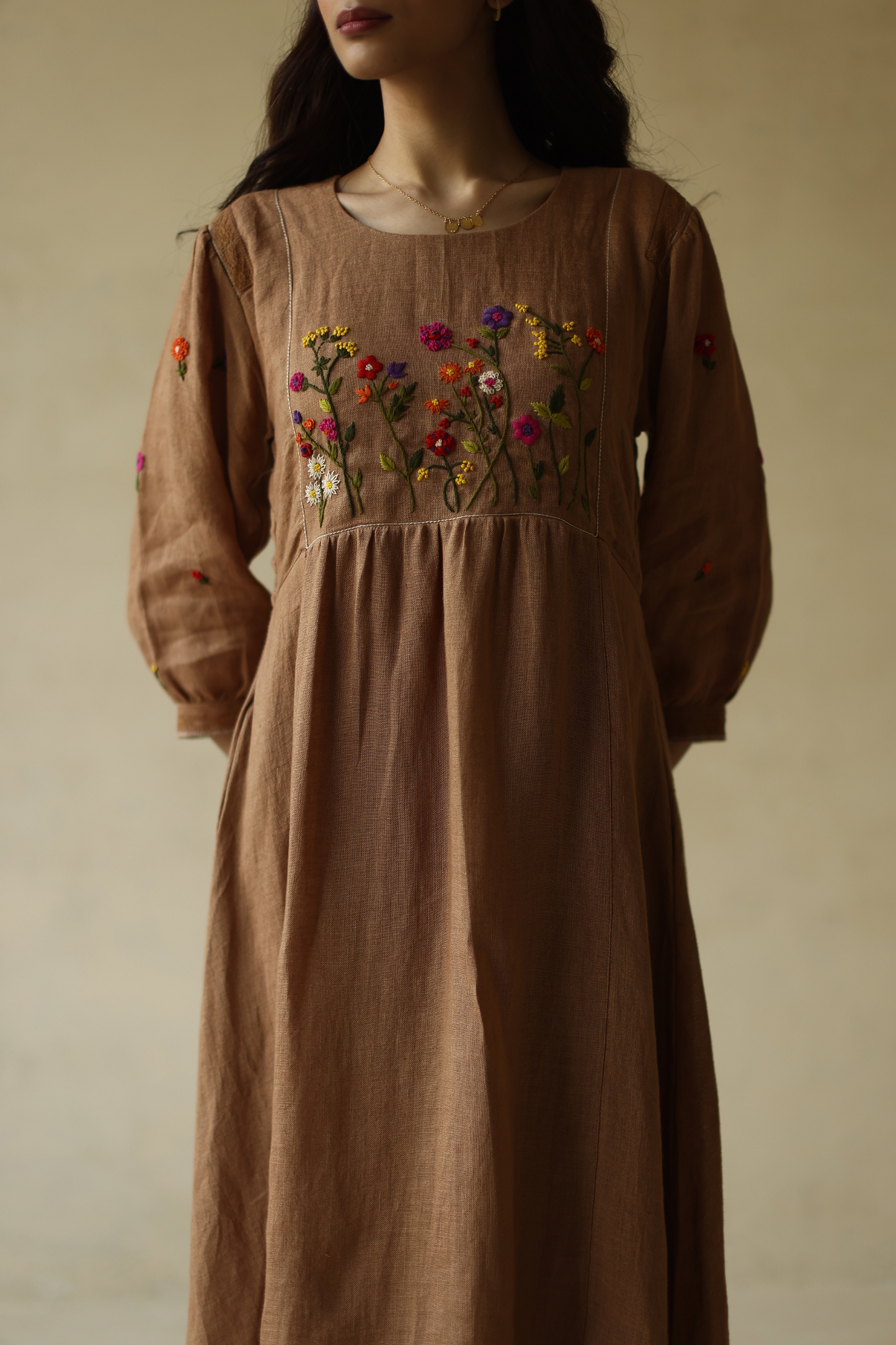 JOLLY RANCHER DRESS (BROWN)