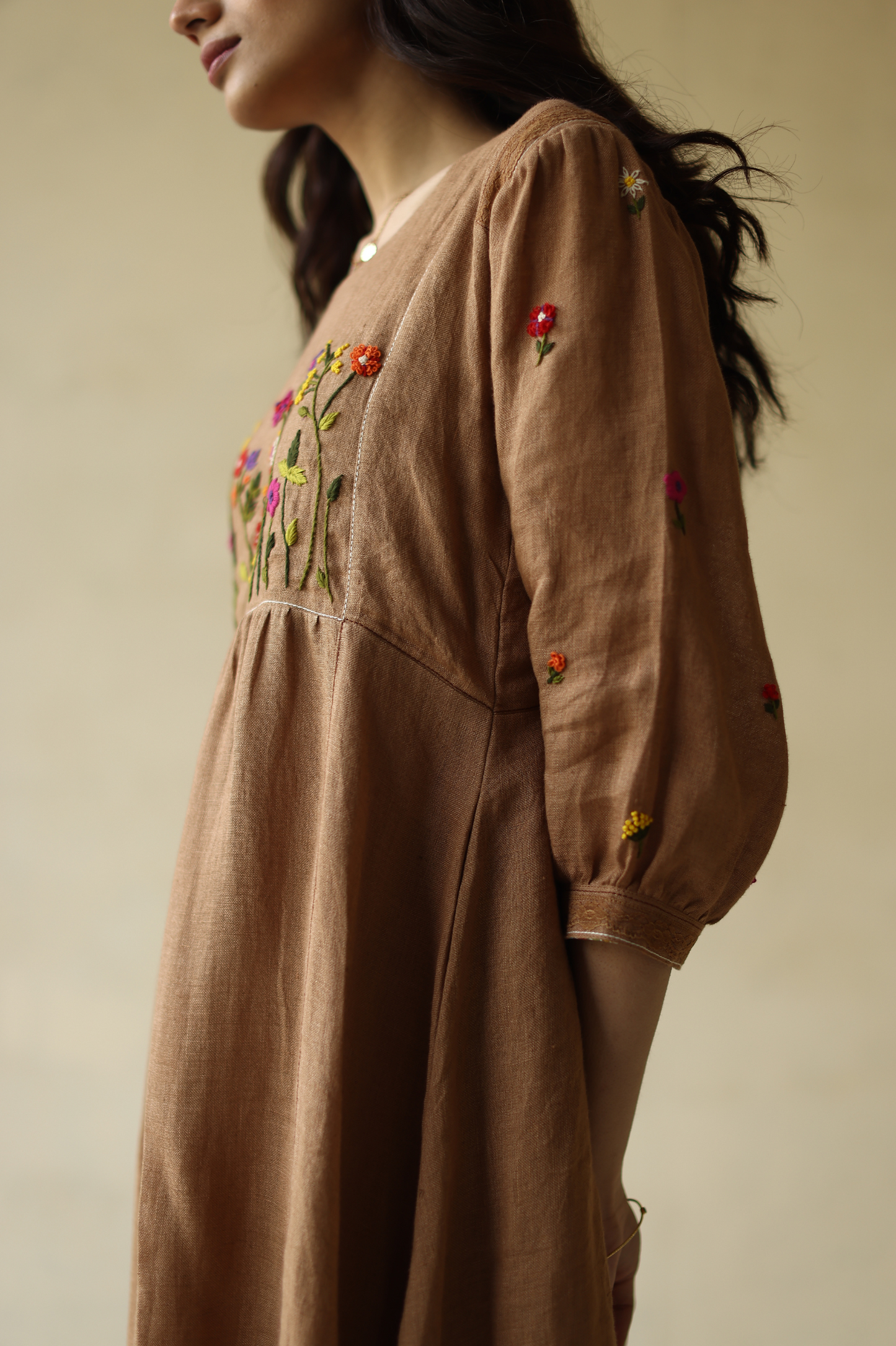 JOLLY RANCHER DRESS (BROWN)