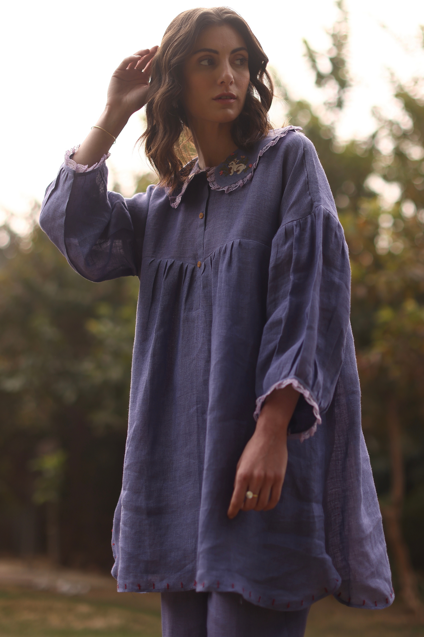 ALICE IN WONDERLAND TUNIC (PURPLE)