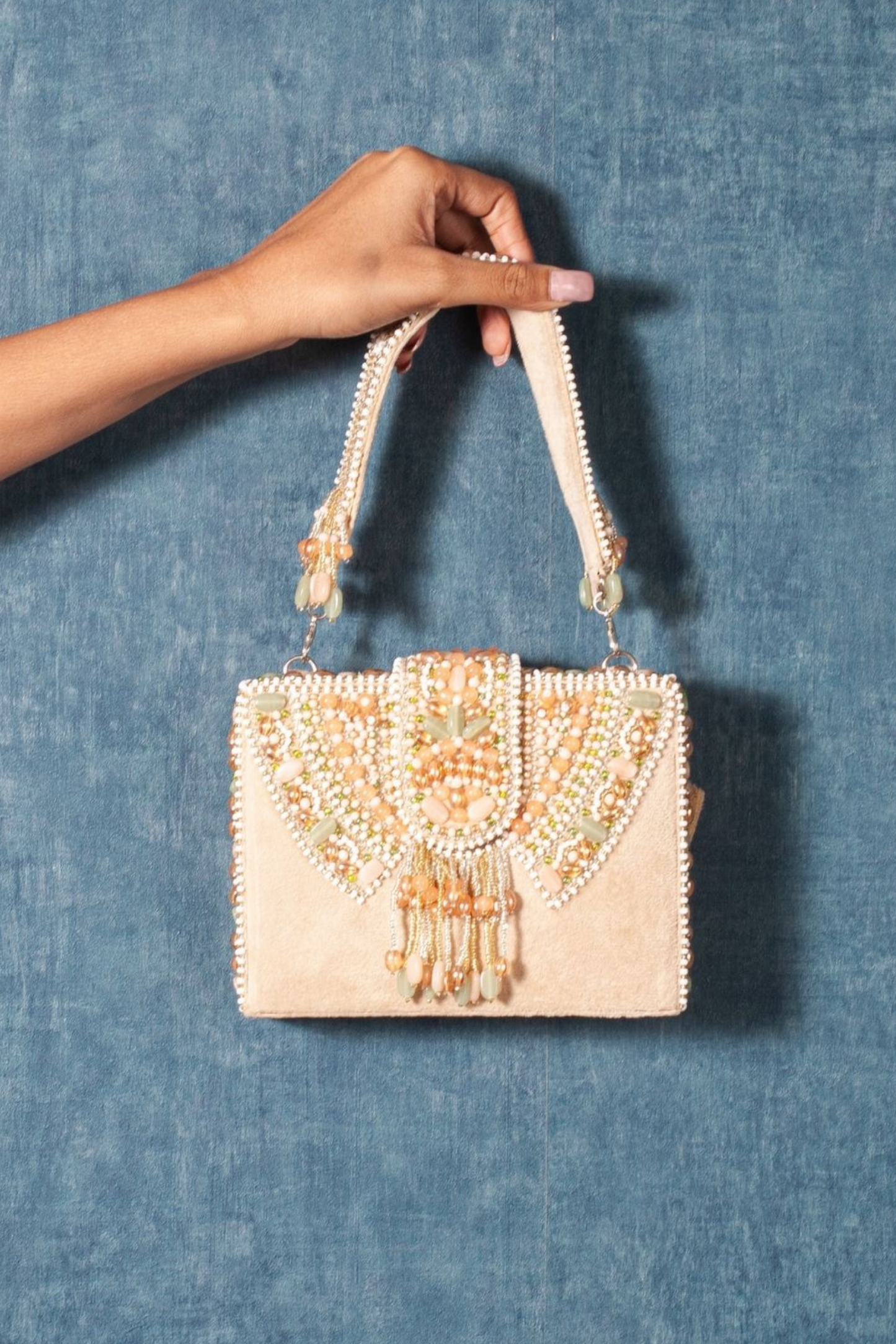 TALK OF THE TOWN BAG- BEIGE