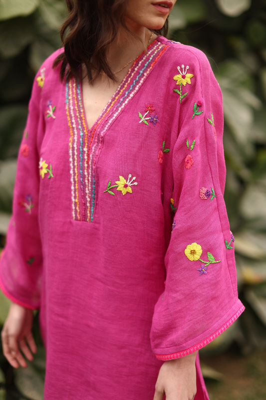MACARON TUNIC (FUCHSHIA PINK)