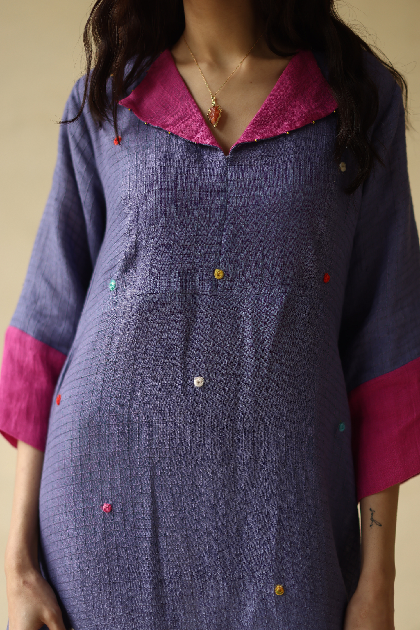 CANDY FLOSS TUNIC/DRESS (PURPLE)