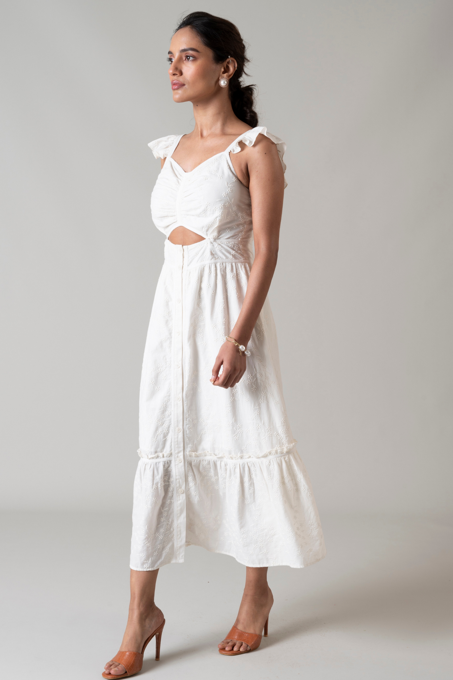 Chloe White Maxi Dress