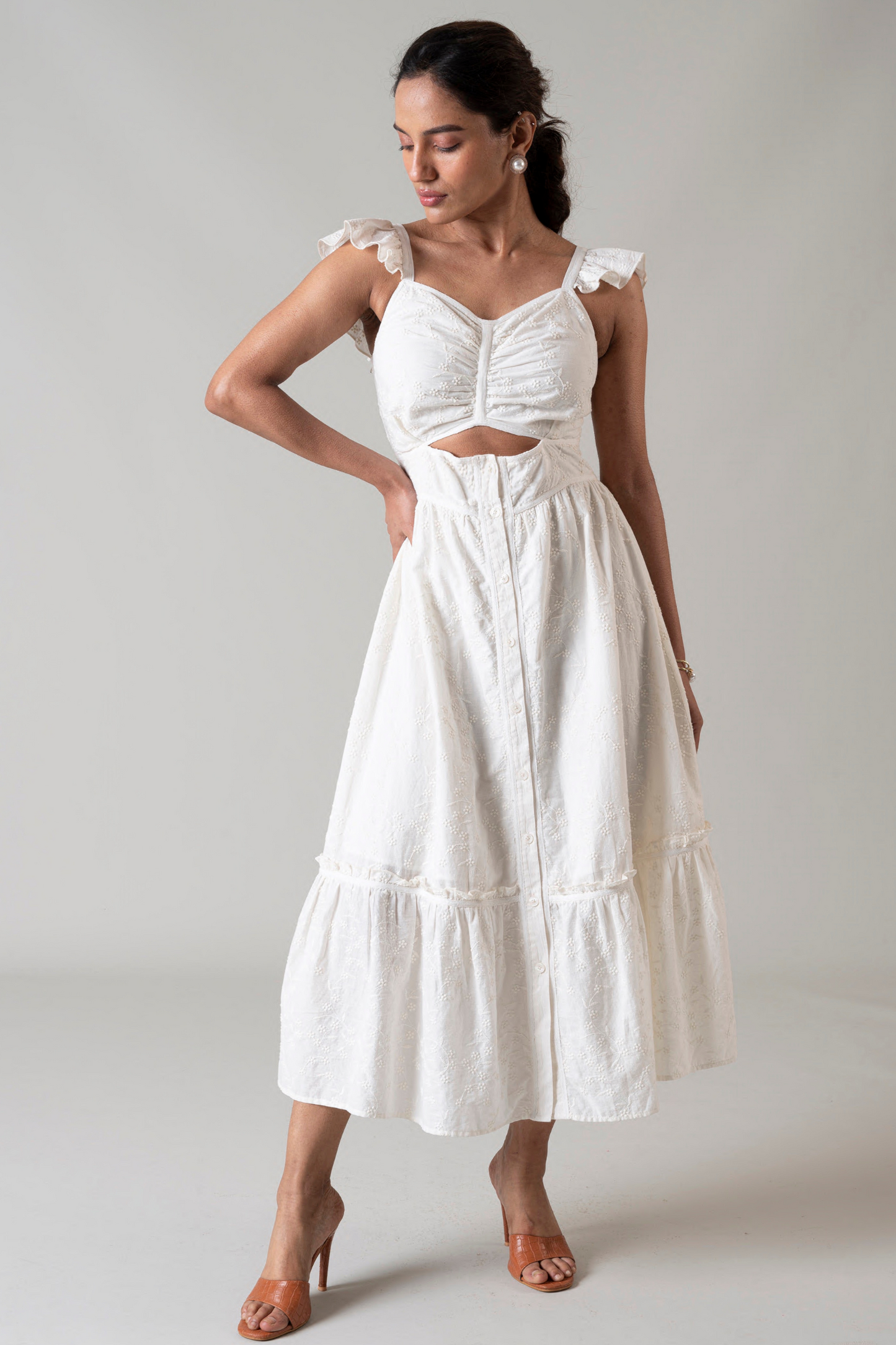 Chloe White Maxi Dress