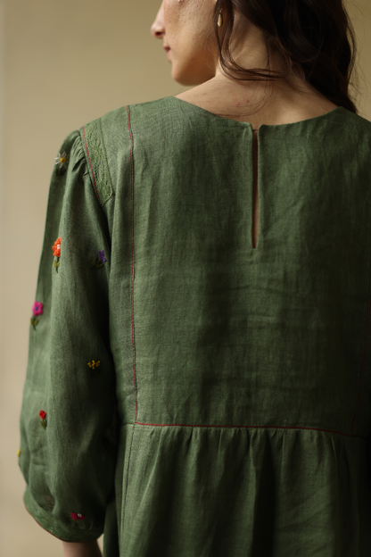 JOLLY RANCHER DRESS (FOREST GREEN)