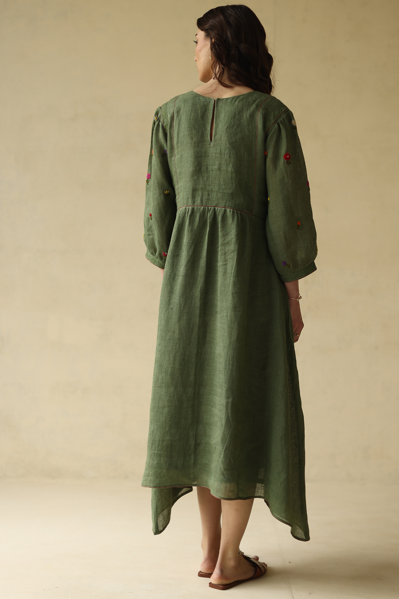 JOLLY RANCHER DRESS (FOREST GREEN)