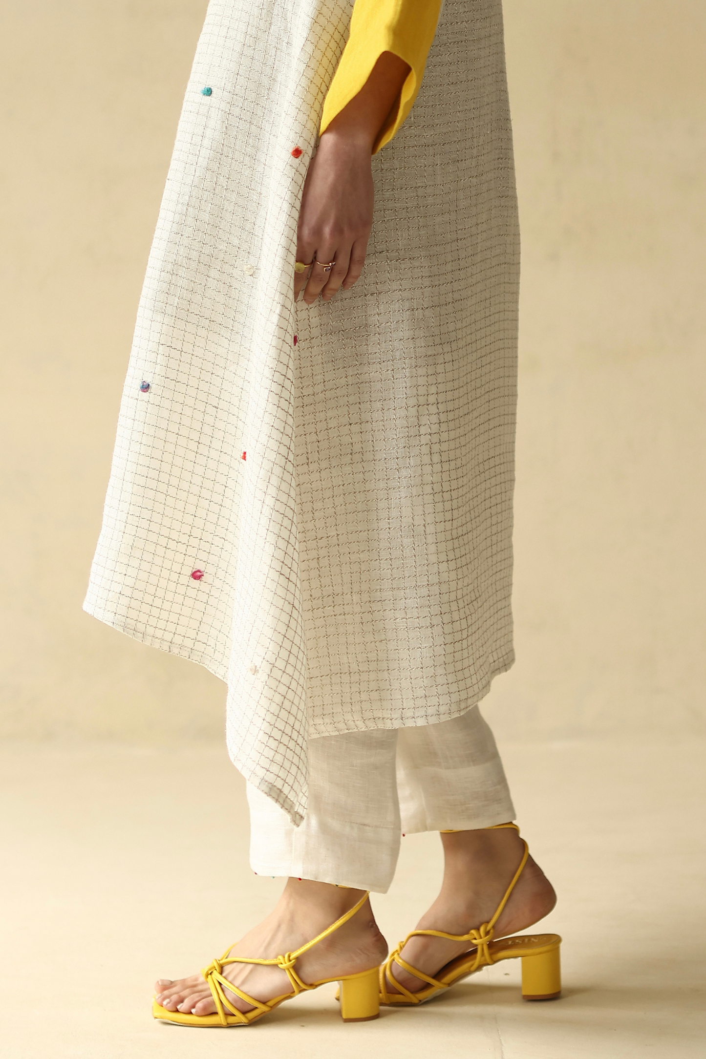 DOTTY PANTS (IVORY)